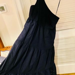One-shoulder navy GAP sundress - brand-new!